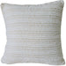 Monet Solution Dyed Eco-Friendly Outdoor Cushion 55cm Square Polyester Filled - Natural Pinstripe