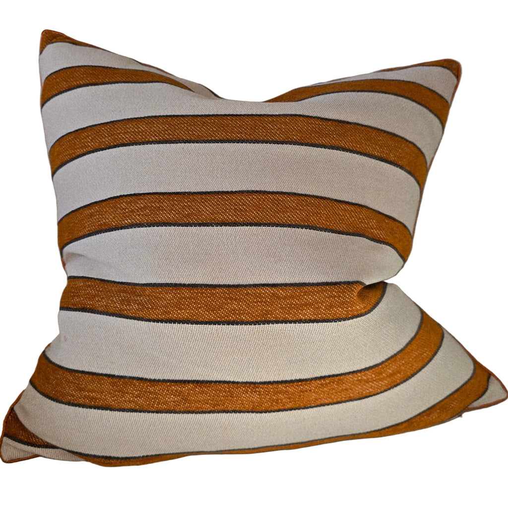 Dylan Cushion 55cm Square - Warm Terracotta | Cream
