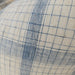 Dylan Linen Cushion 55cm Square - Plaid Blue