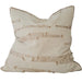 Isla Linen Cotton Cushion 55cm Square - Knotted Stripe | Natural Oatmeal