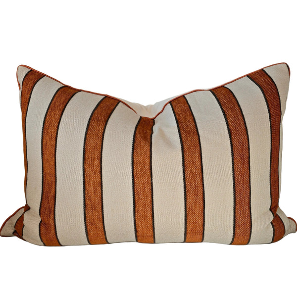 Dylan Cushion 40x60cm Lumbar - Warm Terracotta | Cream