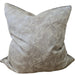Labyrinth Geometric Cushion 55cm Square - Silver Grey
