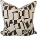 Zola Cushion 55cm Square - Fragmented Cocoa | Off-White