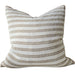 Hazel Cushion 55cm Square - Warm Hazelnut-Brown Stripe