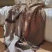 Aiyana Muslin Cotton Reversible Throw Blanket 150x200cm - Earthy Tone | Green
