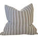 Hazel Cushion 55cm Square - Warm Hazelnut-Brown Stripe