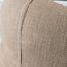 Eveleigh Stonewashed Linen Cotton Cushion 40x60cm Lumbar - Stone | Embroidery Double Striped
