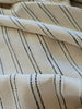 Atlas Massive Throw Bedcover 150cm x 230cm - Beige | Black Stripe