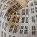 Summer Solace Cushion 55cm Square - Sage Green Dash | Natural