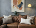 Desert Ridge Cushion 40x60cm Lumbar - Dark Chocolate