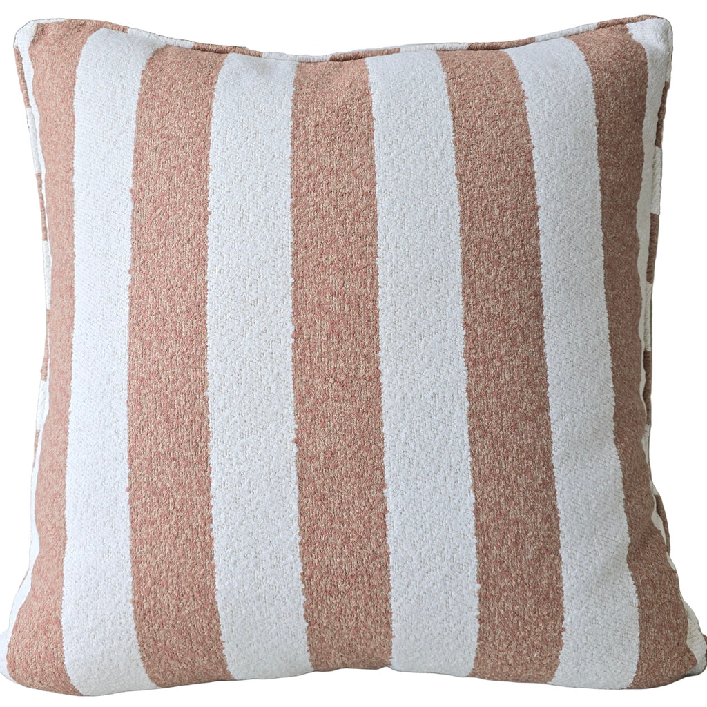 Monet Solution Dyed Eco-Friendly Outdoor Cushion 55cm Square Polyester Filled - Copper Red