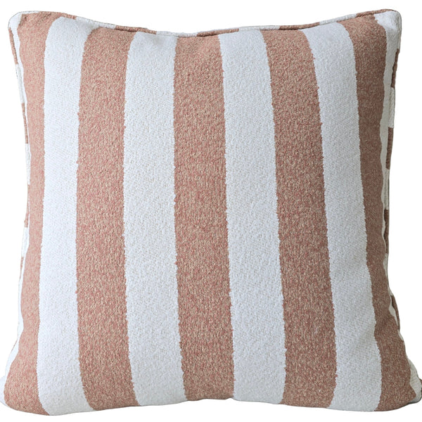 Monet Solution Dyed Eco-Friendly Outdoor Cushion 55cm Square Polyester Filled - Copper Red