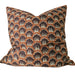 Retro Scallop Cushion 55cm Square - Rust | Chocolate Brown | Cream