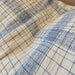 Dylan Linen Cushion 55cm Square - Plaid Blue