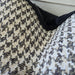 Houndstooth Cushion 55cm Square - Black