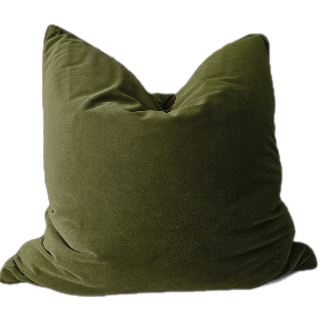 The Boulevard Luxe Velvet 55cm Square  - Forest Green