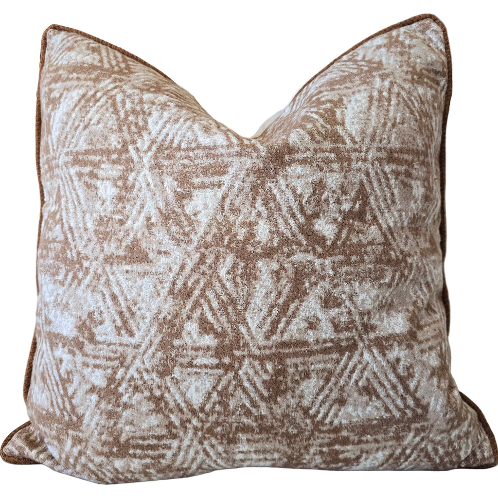 Amira Cushion 55cm Square - Chocolate Brown