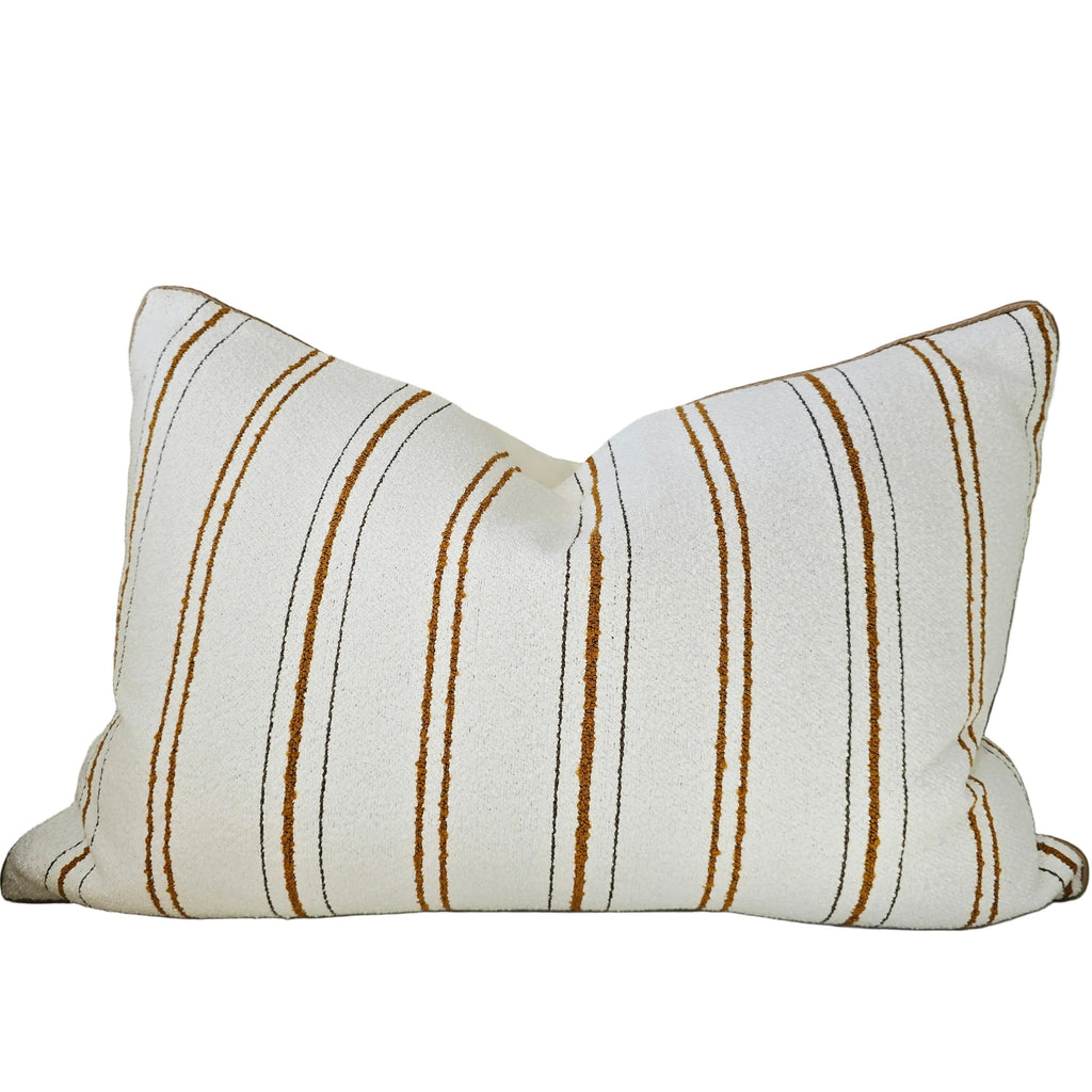 Savannah Cushion 40x60cm Lumbar - Mustard Yellow | Subtle Brown