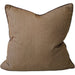 Hazel Cushion 55cm Square - Mocha Brown Stripe