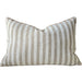 Hazel Cushion 40x60cm Lumbar - Warm Hazelnut-Brown Stripe