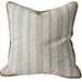 Mingarri Stripe Cushion 55cm Square - Golden Ochre | Cream White