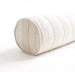 RESTOCK EARLIER OF JUNE - Isolde Linen Cotton Cushion Bolster 60cm Length - Stripe Natural