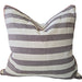 Rowyn Cushion 55cm Square - Plum | Off White