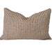 Clara Linen Blend Cushion 40x60cm Lumbar - Light Cream | Mocha