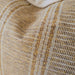 Summer Solace Cushion 55cm Square Ochre Stripe | Natural