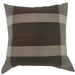 Maddie Linen Cotton Cushion 55cm Square - Sage Green | Beige | Brown