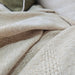 Libbie Linen Blend Massive Throw Bedcover 150cm x 220cm- Natural
