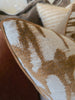 The Swallow Earthy Tone Cushion 55cm Square - Terracotta
