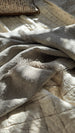 Riviera Heavy Weight Texture French Linen Fringed Edge Massive Throw Bedcover 140cm x 230cm- Natural