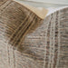 Summer Solace Cushion 40x60cm Lumbar - Espresso Stripe | Natural