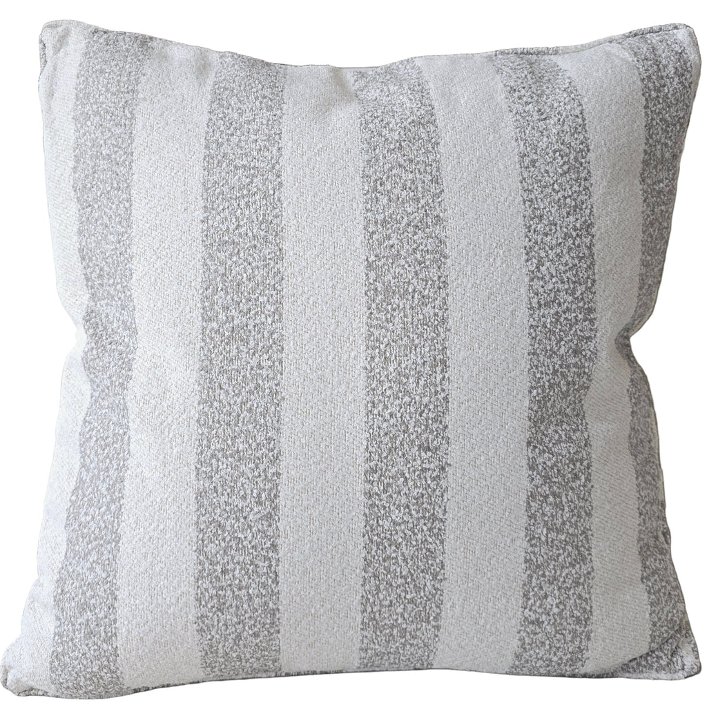 Monet Solution Dyed Eco-Friendly Outdoor Cushion 55cm Square Polyester Filled - Grey