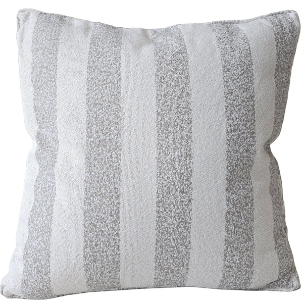 Monet Solution Dyed Eco-Friendly Outdoor Cushion 55cm Square Polyester Filled - Grey