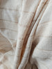 Isolde Linen Cotton Massive Throw 150x230cm - Stripe Natural