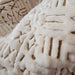 Ada Cushion 55cm Square - Faux Fur Cream White