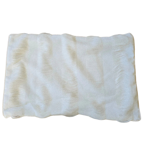 COVER ONLY - Haven Cushion 40x60cm Lumbar - White