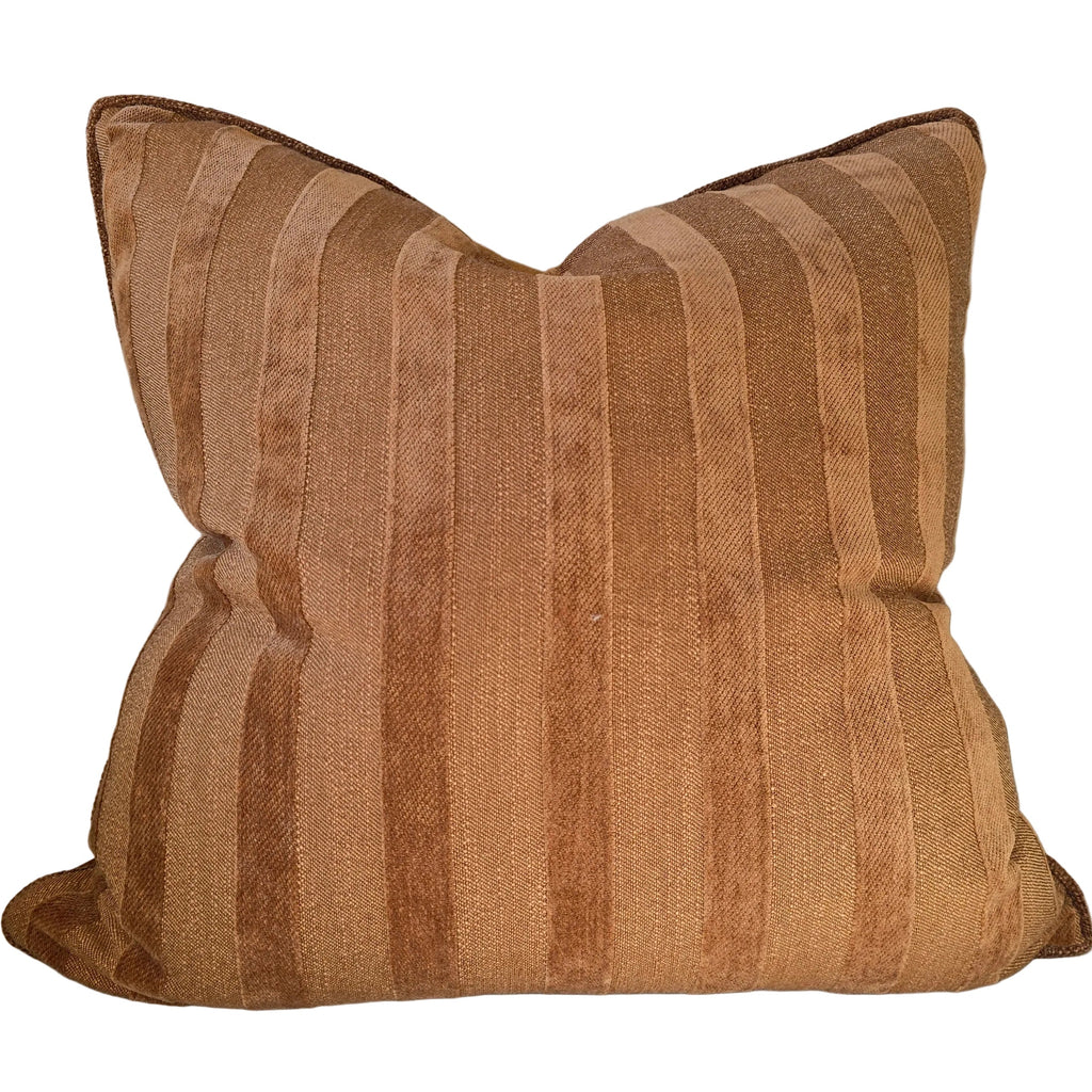 Thea Cushion 55cm Square - Toasted Caramel | Velvet