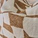 Zola Cushion 55cm Square - Ginger Brown | Off-White