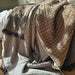 Aiyana Muslin Cotton Reversible Throw Blanket 150x200cm - Earthy Tone | Green