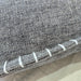 Calmey Hand-Stitched Artisan Cushion 55cm Square - Slate Grey