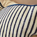 Remi Cushion 55cm Square - Navy Blue Striped
