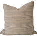 Greta Cushion 55cm Square - Stripe | Mushroom Taupe
