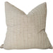 Ava Cushion 55cm Square - Light Tan and Cream
