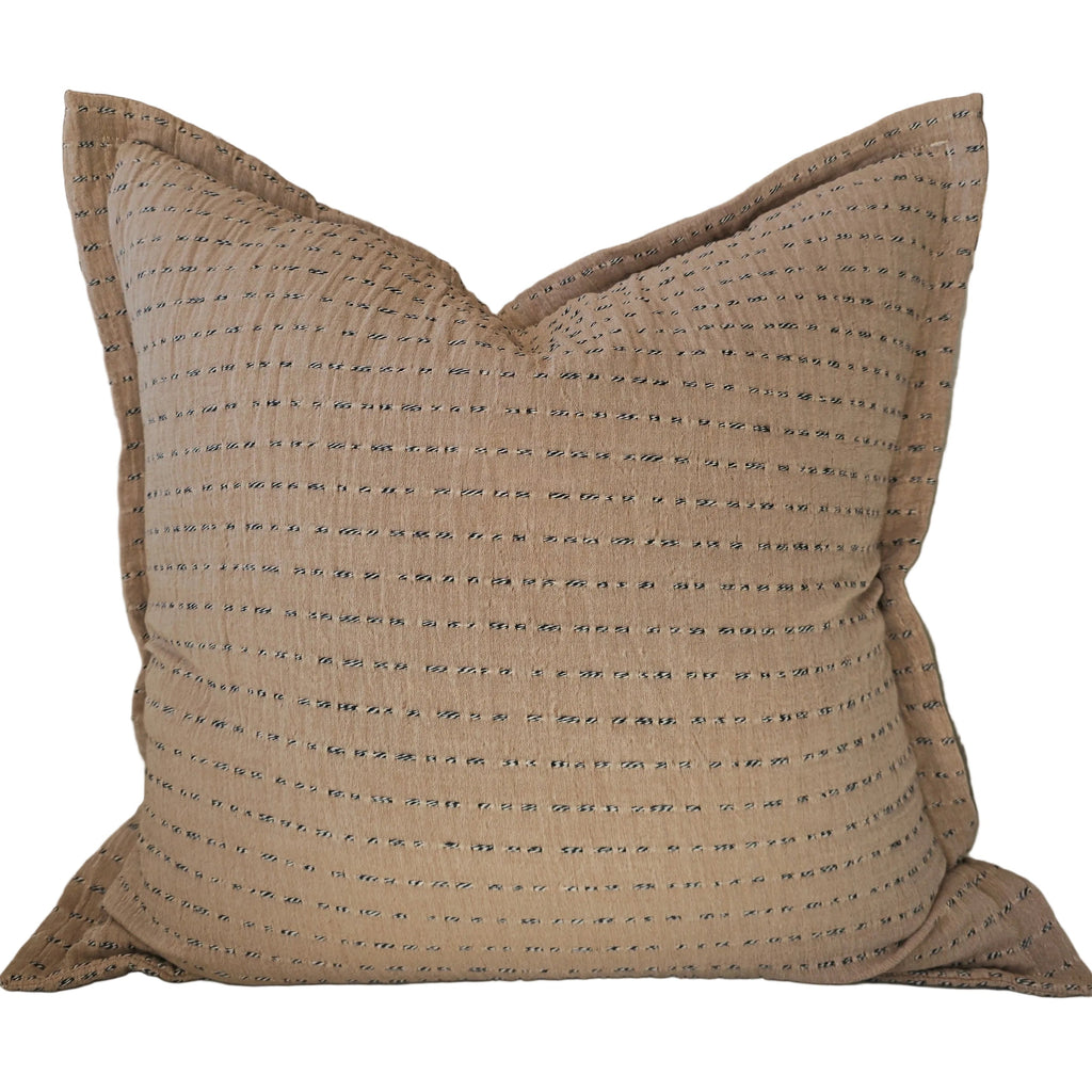 Amelia Cushion 55cm Lumbar - Smoky Salmon
