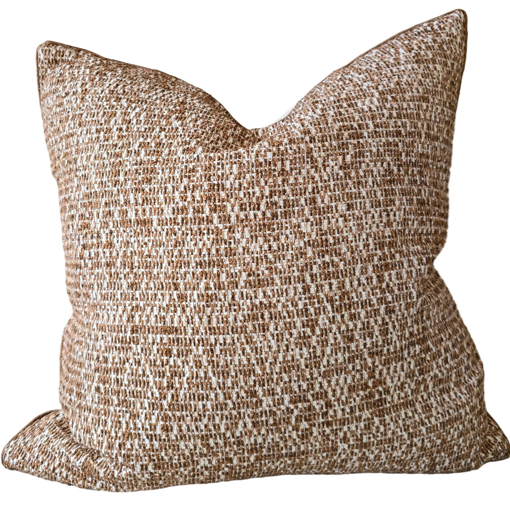 Tweed Cushion 55cm Square - Terracotta Rust