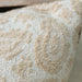 Paisley Cushion 55cm Square - Beige | Warm White