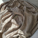 Clara Linen Blend Cushion 55cm Square - Light Cream | Latte